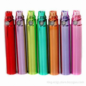 E-cigarette battery with 3.2V/3.7V/4.2V capacity, 1,100mAh made in Shenzhen